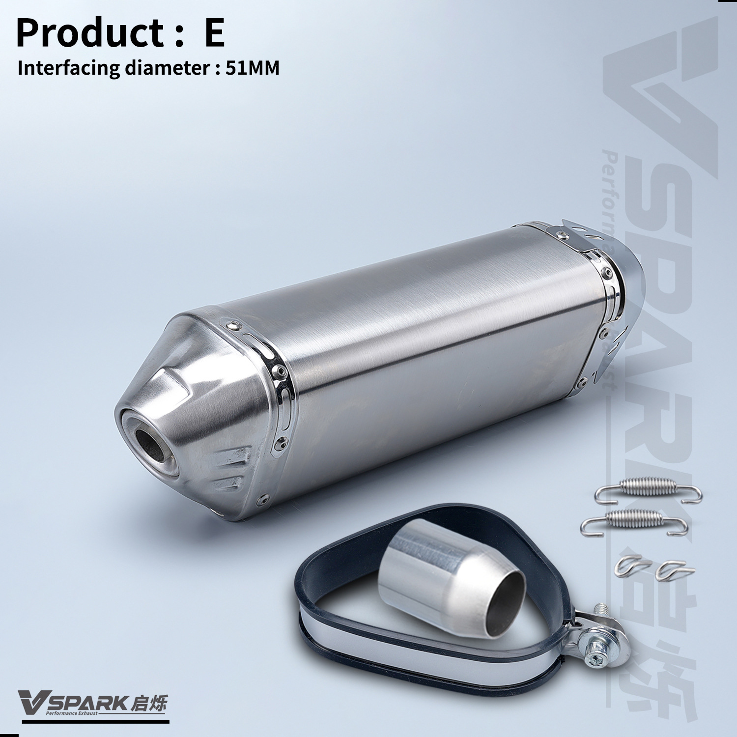 Motorcycle Modified Exhaust Pipe Universal Model 650Nk 450Sr R3 Zx4R Silencer R77 Exhaust Yoshimura Tail Section