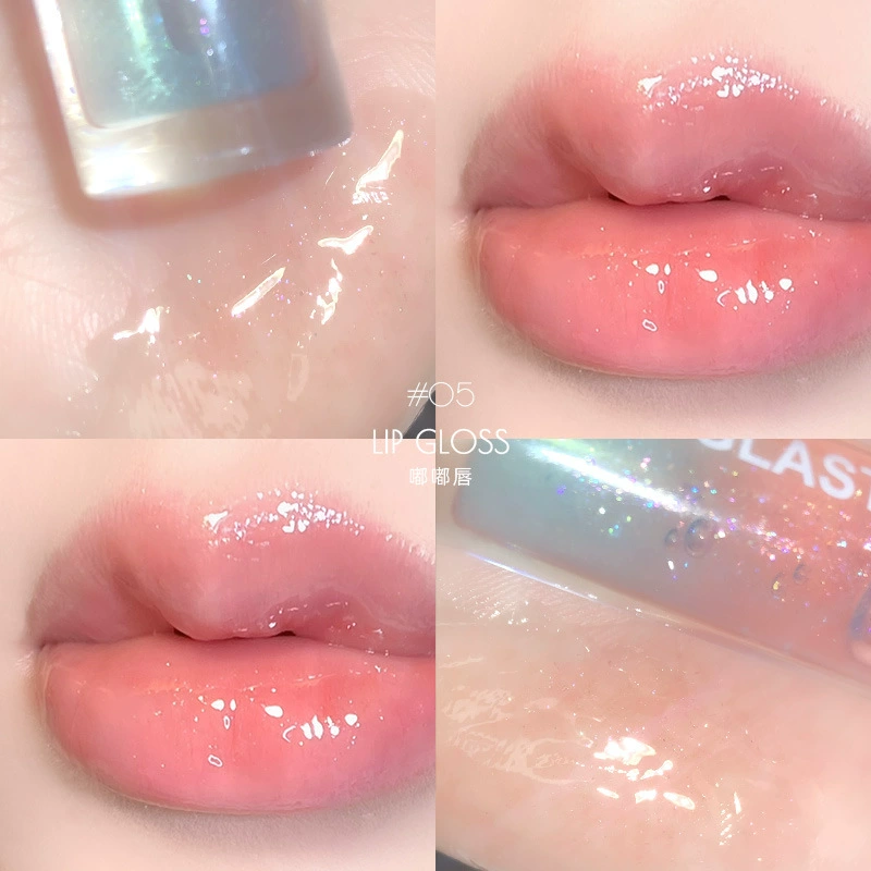 Lip gloss, moisturizing lip balm, glossy transparent multicoloured toner, intense hydration