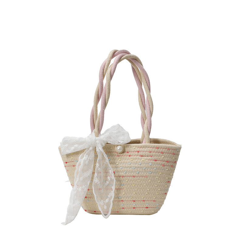 Bufanda de seda tejida de gran capacidad bolso de hombro 2025 verano nuevo estilo salvaje ins bolso de axila de alta calidad bolso especial mujer