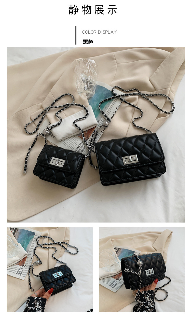 Mini small bag Women's bag 2025 New style trendy small bag, stylish and versatile, commuter style chain single-shoulder crossbody bag undefined