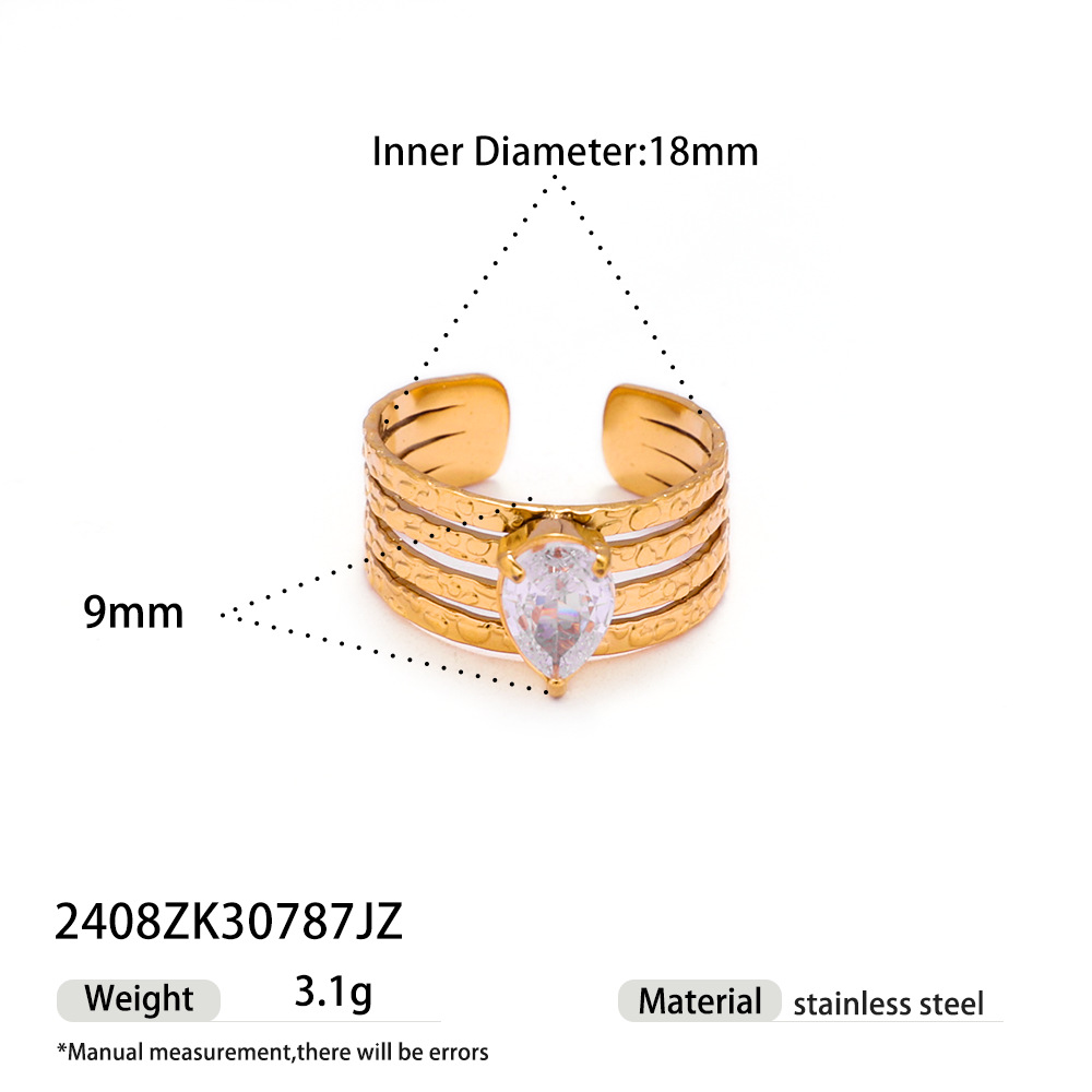 Tiana Europa y América collar de acero inoxidable lujo ligero nicho Zhongzhong estrellas zircon cadena de clavícula universal moda transfronteriza joyería caliente image 11