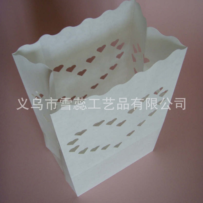 厂家直供精美摆图生日蜡烛阻燃纸袋孔明灯纸袋
