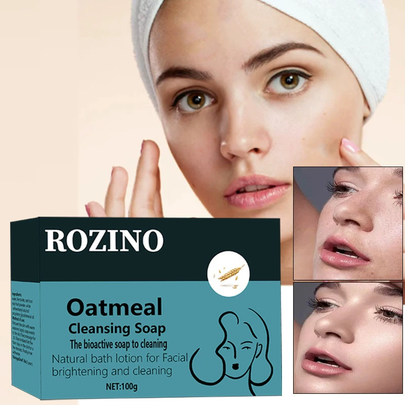 Трансграничный спот полный английский овсяное мыло ручной работы для мытья лица
