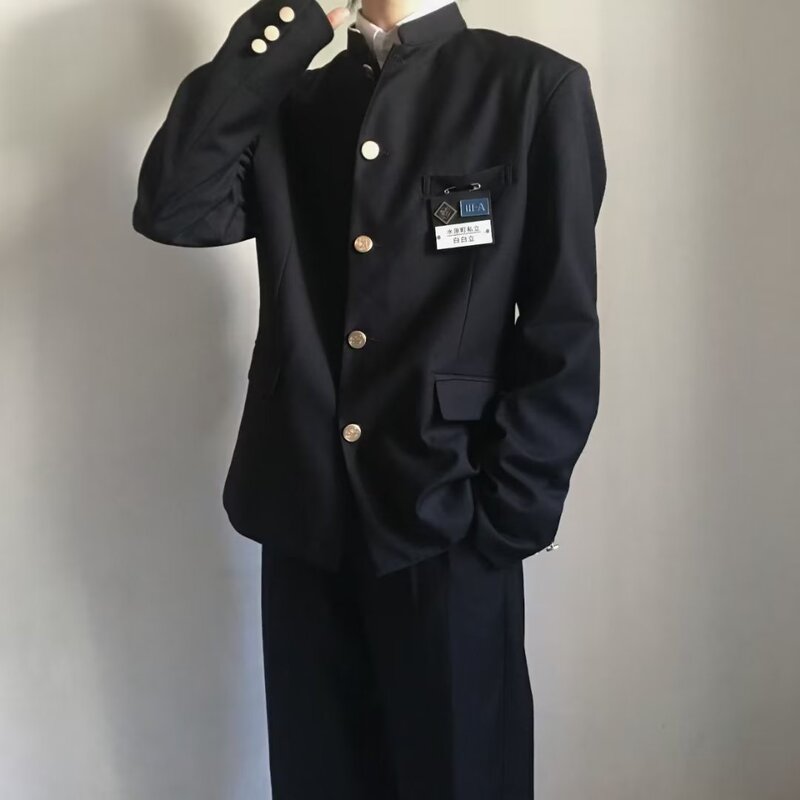 Chorus Students Zhongshan Suit Tang Suit Poetry Recitation Competition Performance Clothing Japanese DK Collar Suit Jacket Class Clothing