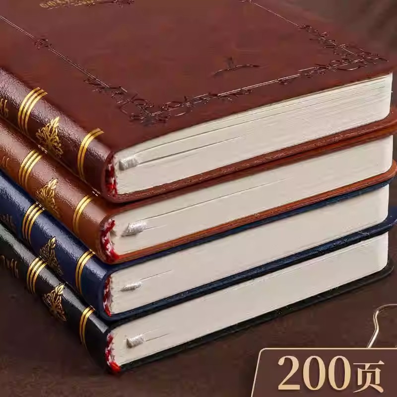 A7 pequeño cuaderno portátil portátil mini cuaderno de mano portátil a6 cuaderno de notas de negocios logotipo retro