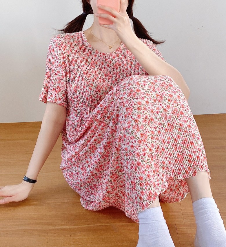 흰색 배경 핑크 꽃 07