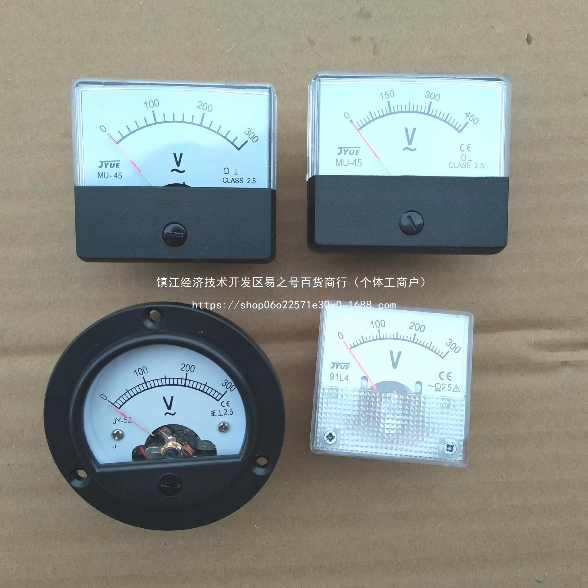 汽油发电机配件2.8KW 3KW 6.5KW 8KW千瓦单相三相方形圆形电压表