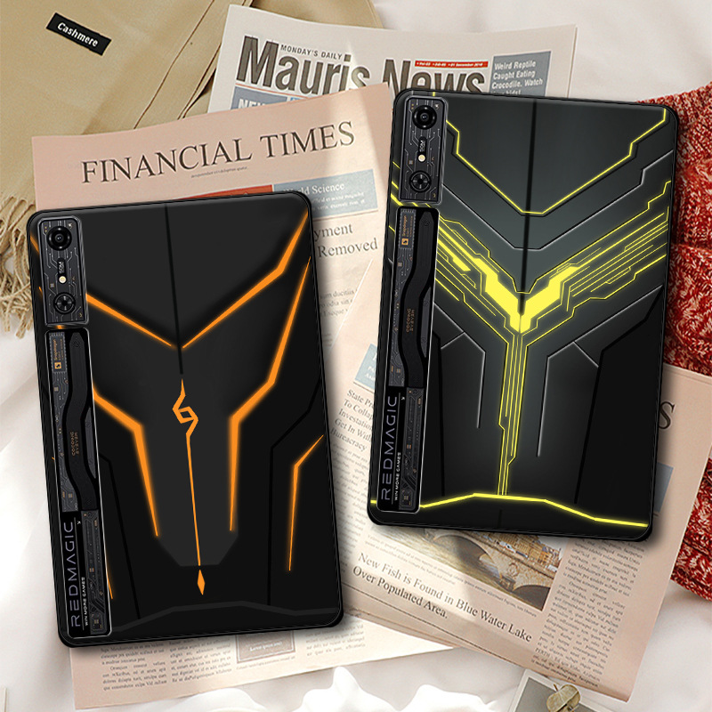 Suitable for Nubia Red Magic Esports 3Pro Tablet Protective Cover 3D Exploration Version Trendy Personalized Mecha Lines and Cool Stripes