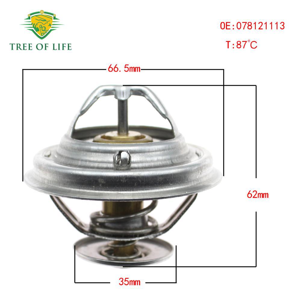 Termostato de Motor 078121113C 87 °C para Audi Volkswagen Passat image 4