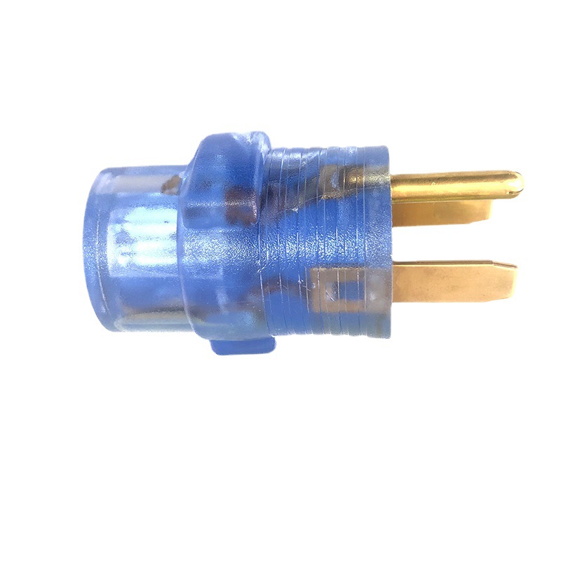 N14-50电焊机插头 透明插头 50A带灯转换插头 房车发电机插头