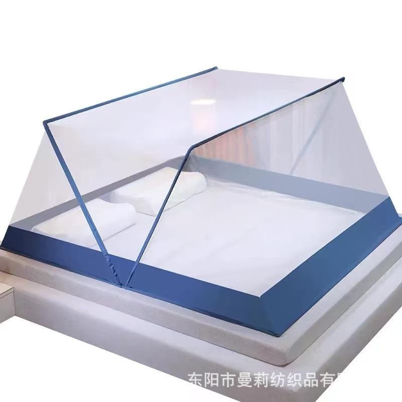 Mosquitera plegable, instalación gratuita en el dormitorio del hogar, nueva yurta 2025, dormitorio de estudiantes individuales, patrón de cubierta completa a prueba de caídas