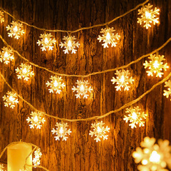 雪花灯は国境を越えた創造的な部屋にLEDを配置して明かりをつけたクリスマス庭園の装飾灯列