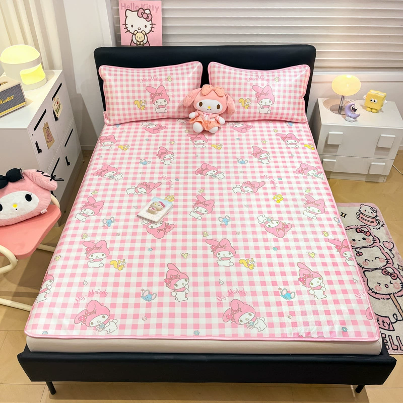 Sanrio, шелковистый мат, летний комплект, детский лист, набор из 3 шт.