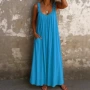 外贸新款跨境多色连衣裙