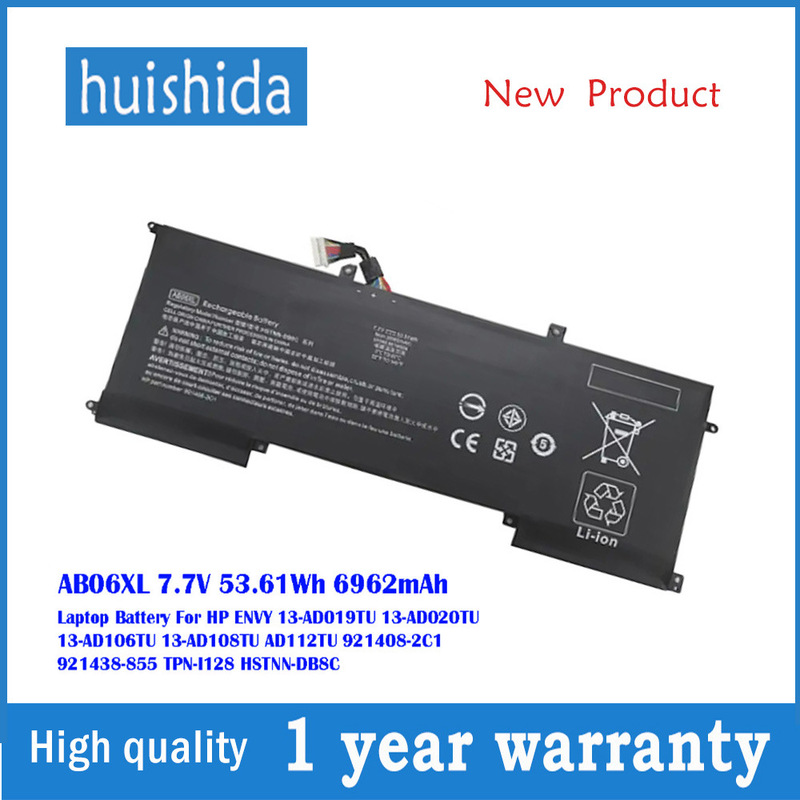 Suitable for Hp Laptop Battery Envy13-Ad023Tu Ab06Xl Hstnn-Db8C Tpn-I1