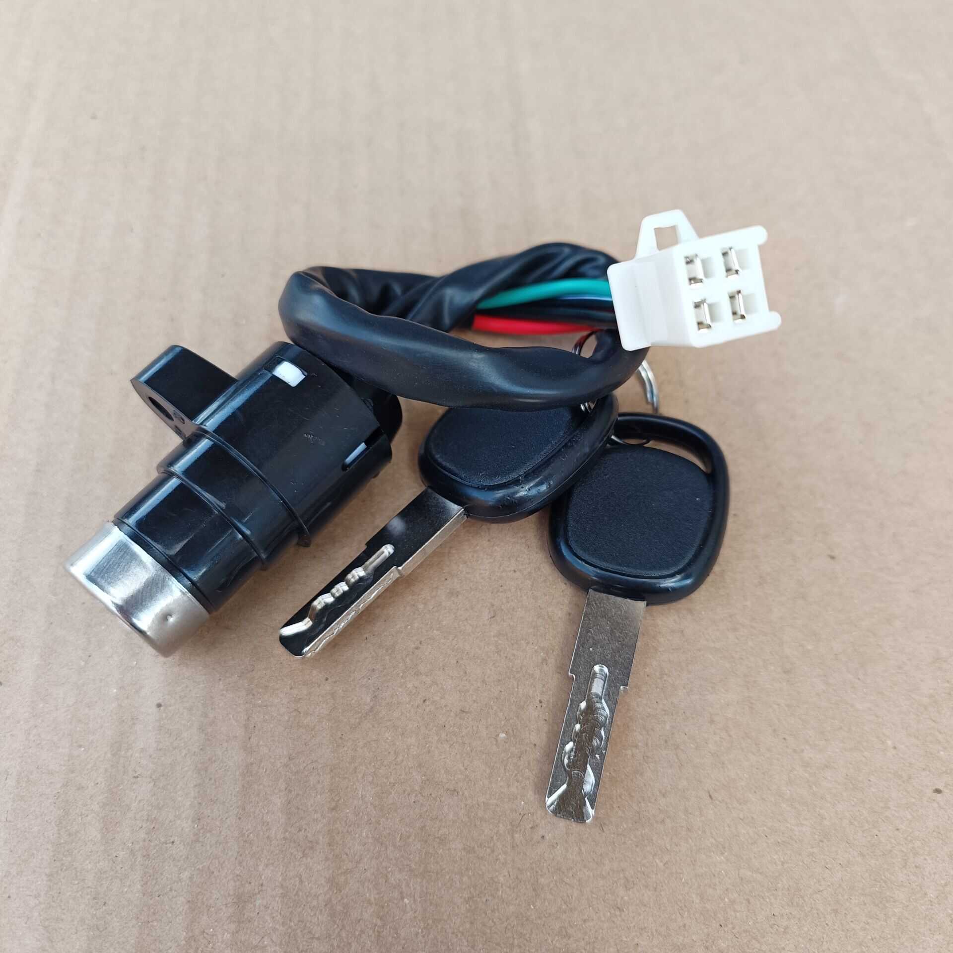 Three-Wheel Motorcycle Accessories Jialing 70 Dayang Dy90 Electric Ignition Switch 4-Wire Electric Lock