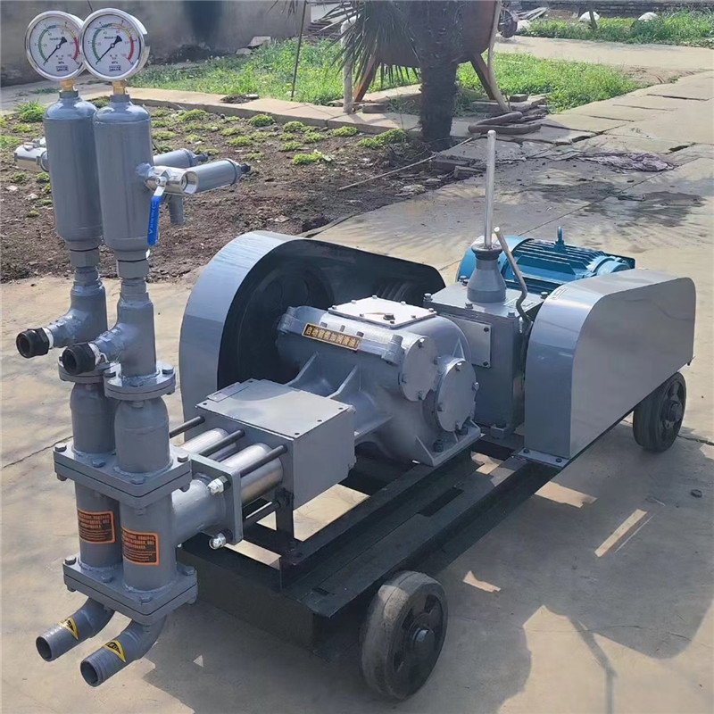 工程注浆机厂家 山东利煤WSB-6双缸活塞式注浆泵 灰浆输送泵