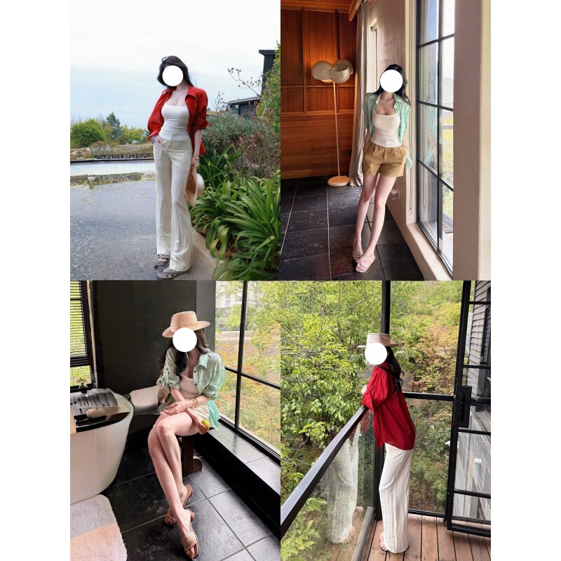 Rose Whisper Lyocell/Linen Draped Loose Shirt Women's Spring/Summer Top Rose Whisper Lyocell/Linen Draped Loose Shirt Women's Spring/Summer Top