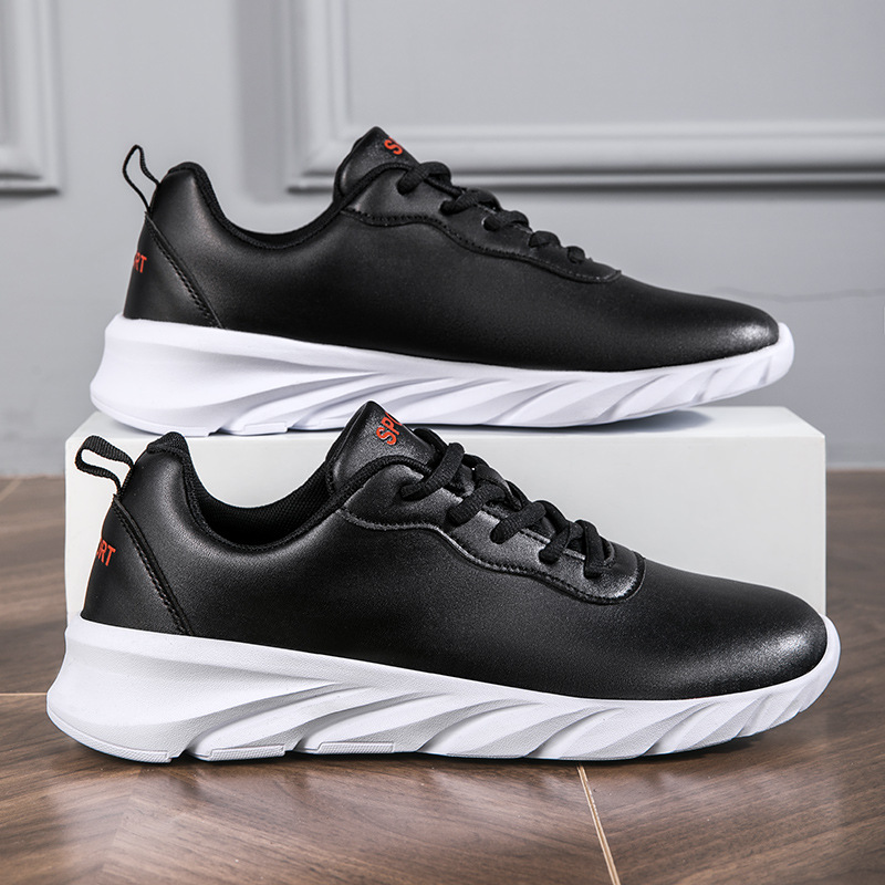 Otoño e invierno más tamaño zapatos para correr zapatos casuales de los hombres volando zapatos tejidos zapatos de moda de los hombres Comercio exterior transfronterizo malla zapatilla de deporte de los hombres al por mayor image 3