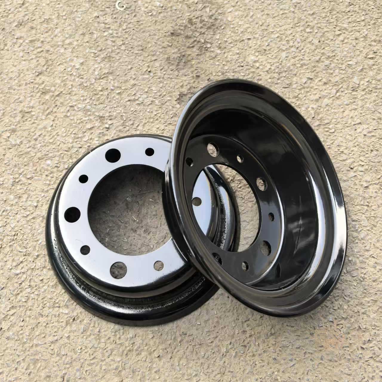 叉车钢圈18*7-8配套轮毂4.33R-8厂家改装批发合力叉车轮毂钢圈