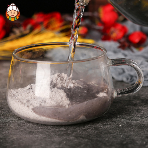 Supply of black sesame paste, breakfast meal replacement, and prepared drinks