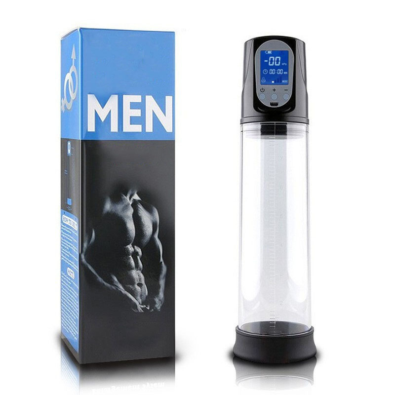 IPHISI LCD spa Taza eléctrica pene bomba masculina Ampliación de carga juguetes sexuales ejercitador juguetes adultos del sexo image 7