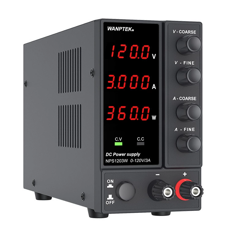 Блок питания DC (Wanptek) NPS605W, 0–60 В 5 А, регулируемый стабилизированный выход, 4-значный дисплей