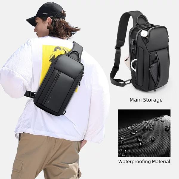 Bange New Chest Bag Crossbody Bag Men's Chest Bag Casual Shoulder Bag Large Capacity Men's Bag Wholesale