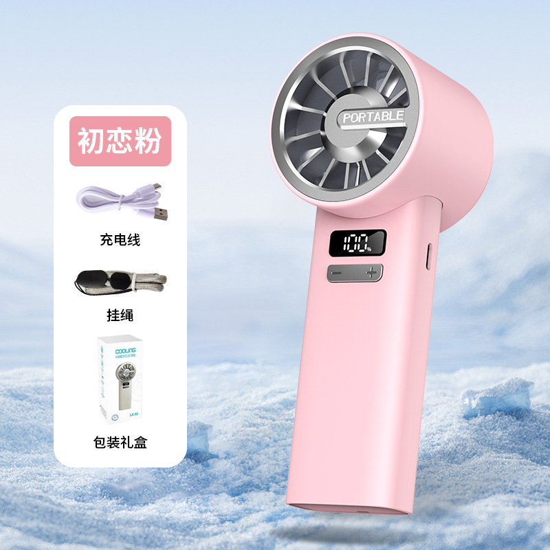 Nuevo ventilador portátil USB transfronterizo 100 velocidades de refrigeración sin polos ventilador portátil pequeño ventilador turbo ventilador de alta velocidad