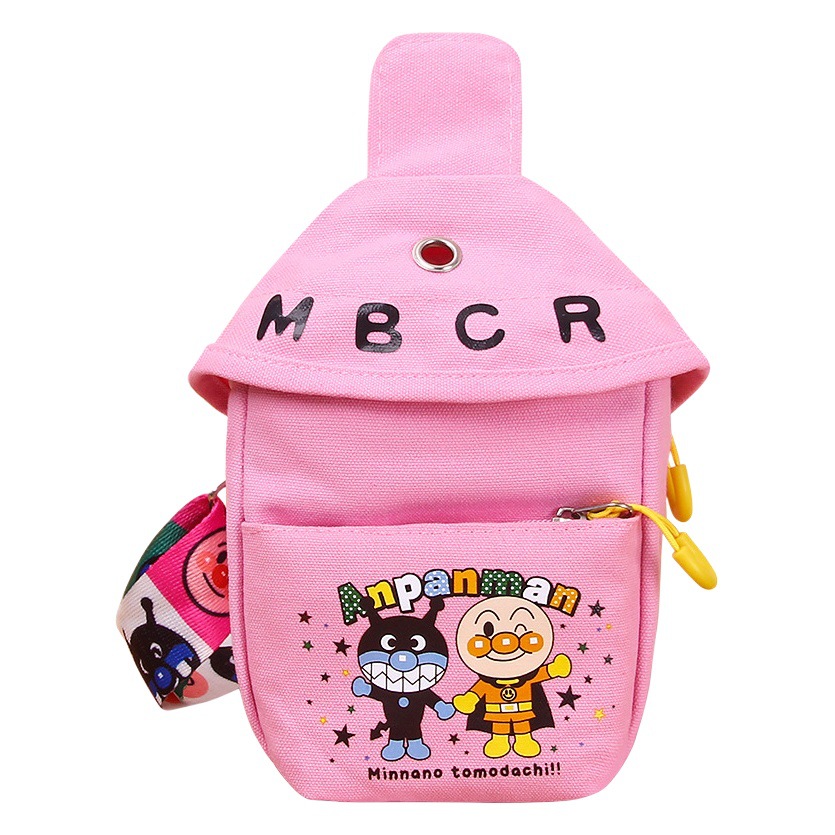 Nueva moda para niños bolsa de mensajero bolsa de niñas ins pan coreano Superman bolsa de lona pequeña bolsa de hombro para niños al por mayor