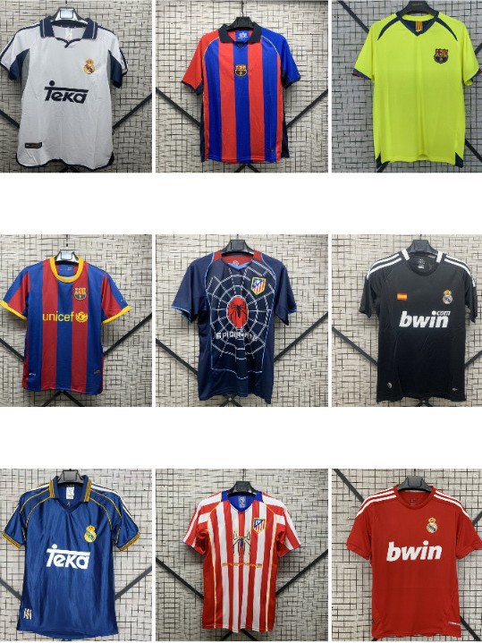 Retro Futbol Forması - Atletico Madrid, Sevilya, Atletik Bilbao
