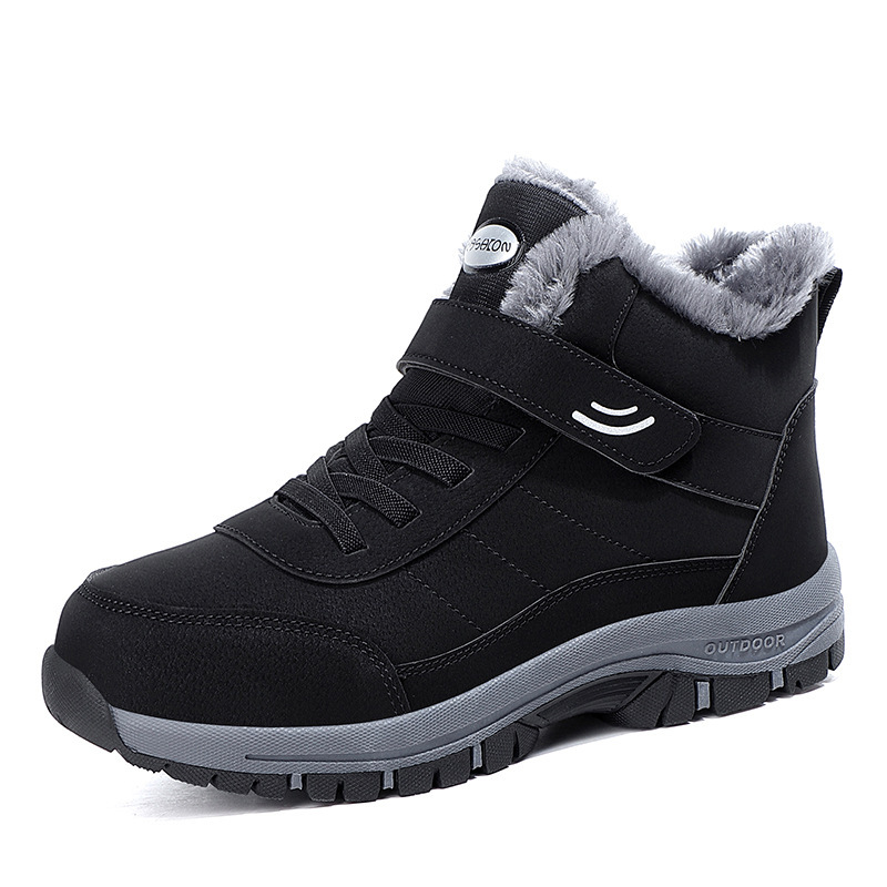 2025 zapatillas transfronterizas al aire libre zapatos de algodón para hombres zapatos de nieve de temporada alta zapatos de caminata de edad avanzada para mujeres madres
