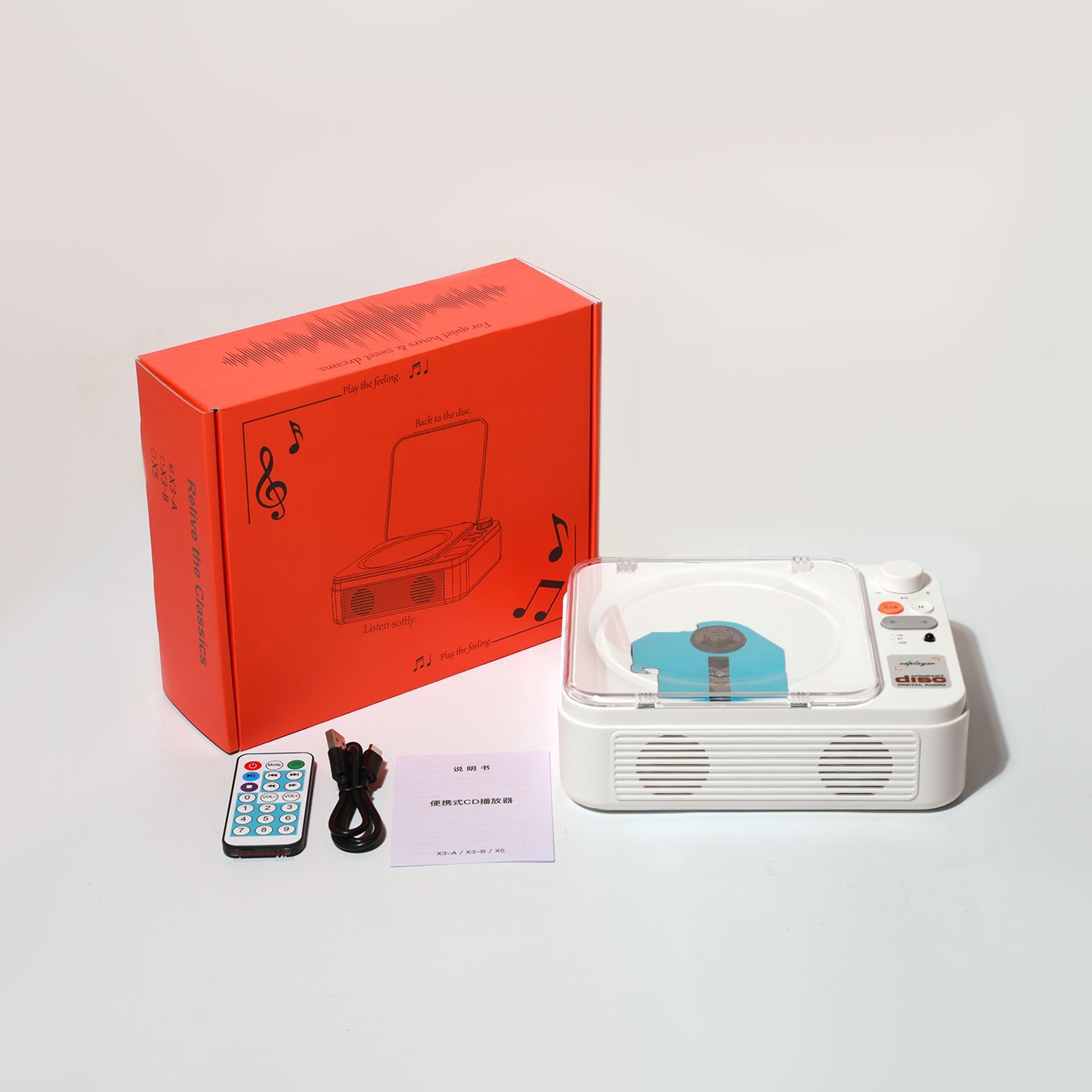 X3-b transparent cover / Mode: cd-bluetooth usb disk
