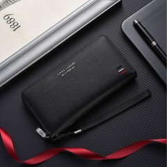 クロスボーダー新 2025 メンズ財布カジュアルマルチカードスロットロング財布携帯電話小銭入れ大容量クラッチバッグ