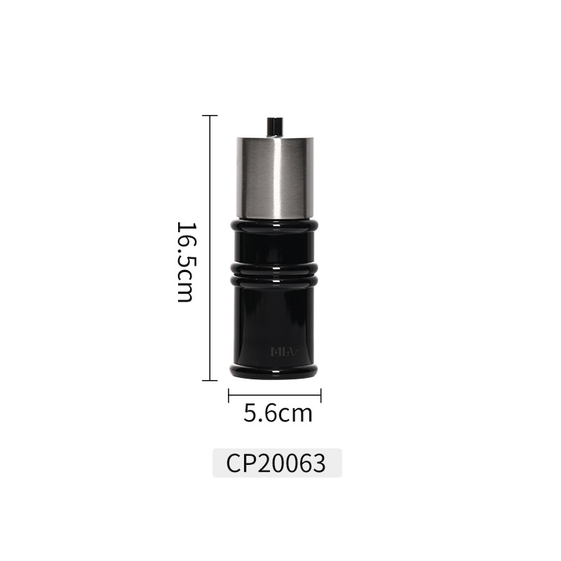 Molinillo de pimienta manual doméstico molino de polvo botella de condimento artefacto comercial fresco molino de pimienta molino de sal marina