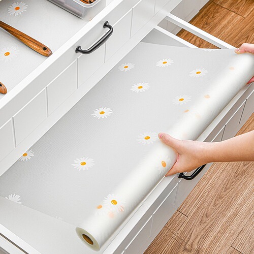 Daisy drawer pad paper cabinet waterproof and moisture-proof pad kitchen cabinet wardrobe shoe cabinet anti-mold anti-oil dirty sticker pad