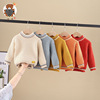 A generation of fat[Kim Yong]children sweater Socket Boy Knitted wire Western style T-shirts Children girl Base coat
