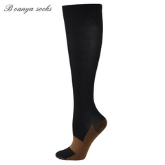 亞馬遜壓力襪戶外運動跳繩健身彈力襪長筒襪襪子小腿襪女壓縮襪男