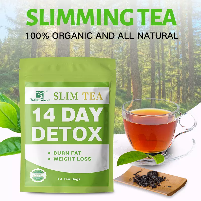 14Day detox slim tea14天花果花草茶出口外贸茶 weight lossfast