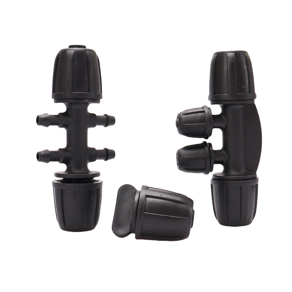 812 serie de accesorios de junta de bloqueo capilar junta de riego por goteo de jardín junta de riego automática de riego