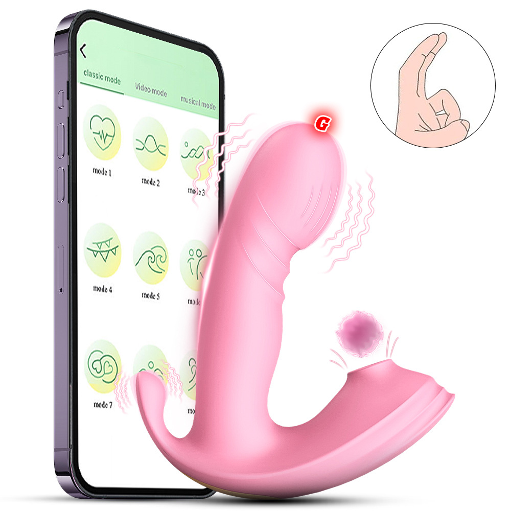 Cross-Border New Product for Women to Wear, Suck, Vibrate, Vibrator, App Masturbation, Massage Toy, Manufacturer Wholesale Hot Model