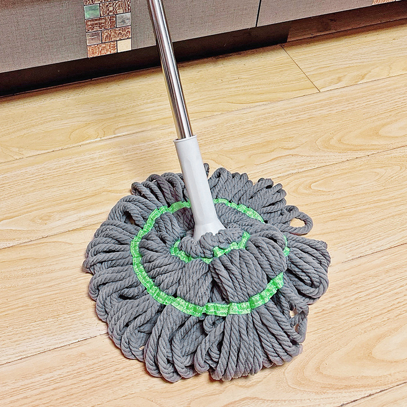 새로운 손세탁 불필요 건습 겸용 자동 물짜는 걸레, 가정용 게으름뱅이용 원터치 물걸레, 흡수력 좋은 전통형 걸레