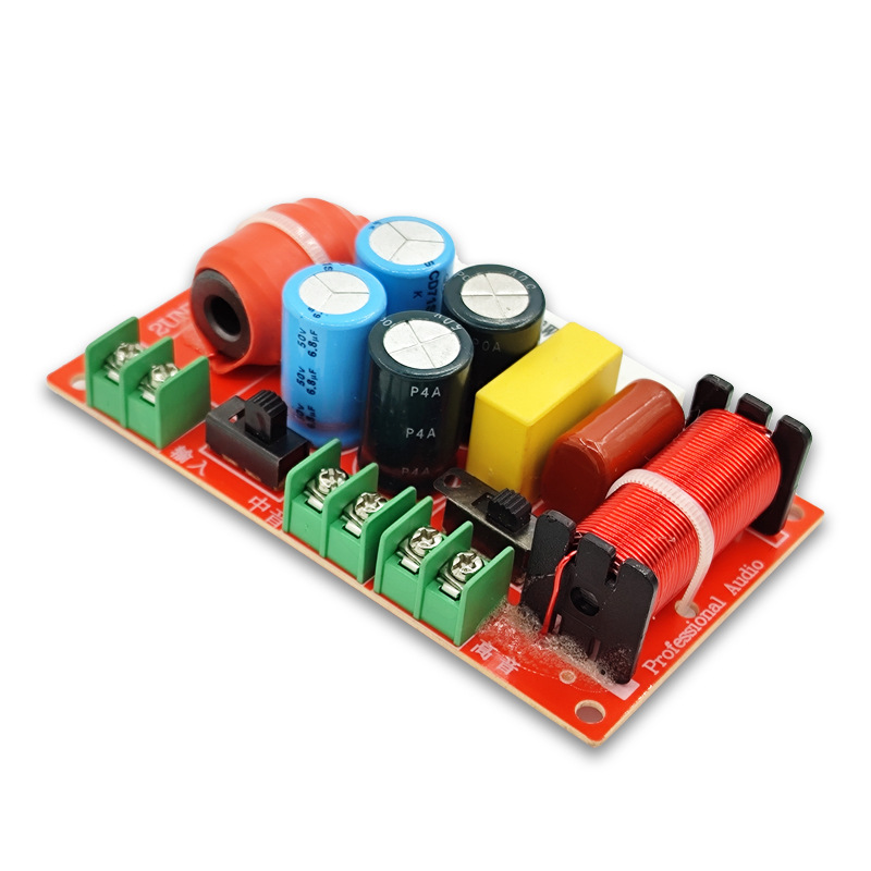 Venta directa de fábrica, crossover de audio para coche de 1 vía de alta frecuencia y 1 vía de rango medio, divisor de frecuencia de dos vías de 120 W, crossover ajustable para altavoz de coche de alta frecuencia