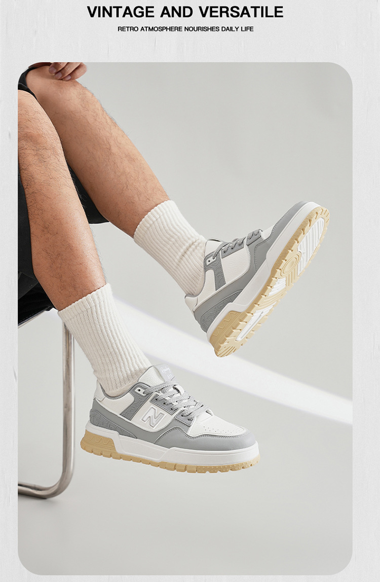 Giày sneaker nam tăng chiều cao đế dày phong cách thể thao đa năng — 619 Trắng Xanh chi tiết 11