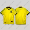 1998 brazil home short-sleeved unprinted number