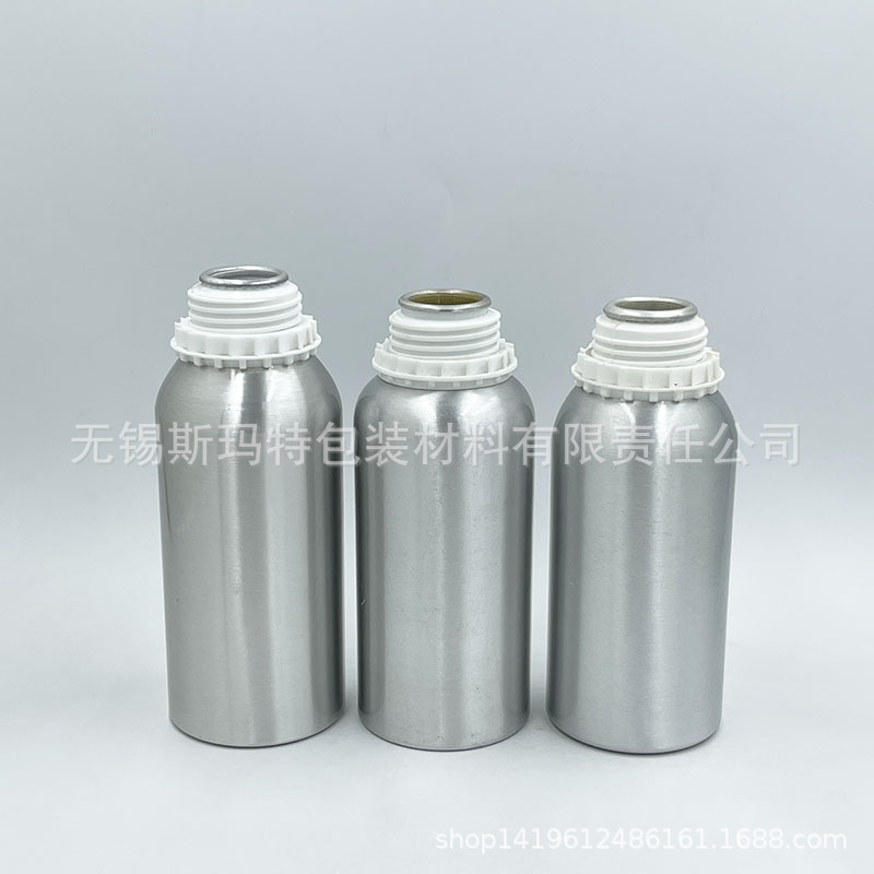 厂家销售 400ml防盗内塞设计 本色精油机油化工农药铝瓶