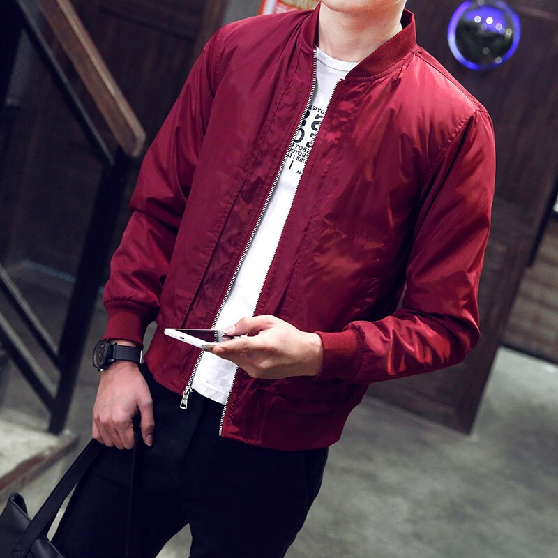 Jacket Men's Thin Coat Spring and Autumn 2024 New Autumn Baseball Clothing Casual Autumn Top Men's Fashion