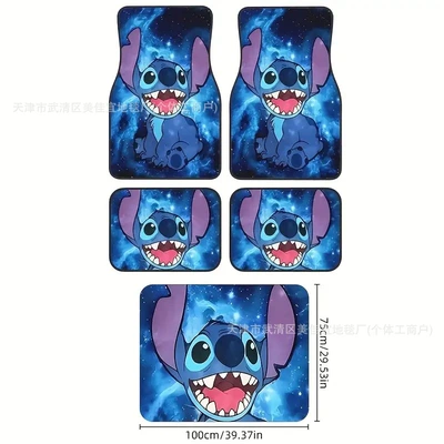 Universal Foot Pad set universal wear-resistant and dirty - car-five-piece-set-3-five-piece-set-33x4444x68cmx2-and-75100cmx1