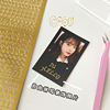Polaroid, sticker, popular photo, South Korea, English letters