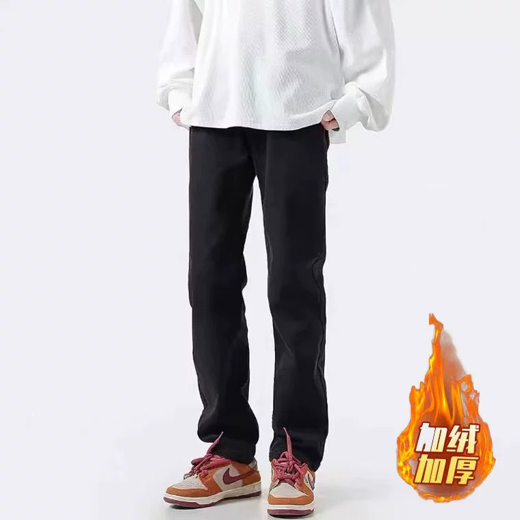 Мужские тонкие тонкие брюки Зимние американские брюки